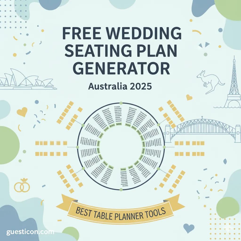 Free Wedding Seating Plan Generator Australia 2025 Best Table Planner